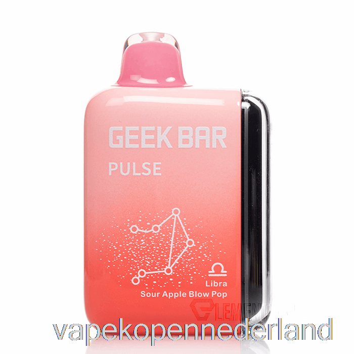 Vape Nederland Geek Bar Pulse 15000 Wegwerp Zure Appel Klap Pop